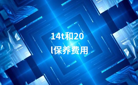 14t和20l保养费用