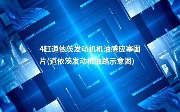 4缸道依茨发动机机油感应塞图片(道依茨发动机油路示意图)