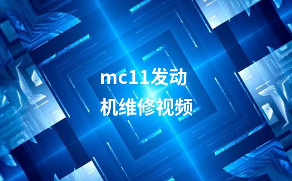 mc11发动机维修视频