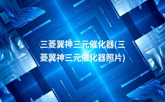 三菱翼神三元催化器(三菱翼神三元催化器照片)