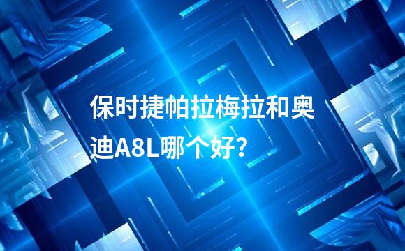 保时捷帕拉梅拉和奥迪A8L哪个好？