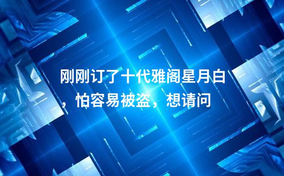 刚刚订了十代雅阁星月白，怕容易被盗，想请问