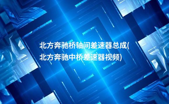 北方奔驰桥轴间差速器总成(北方奔驰中桥差速器视频)