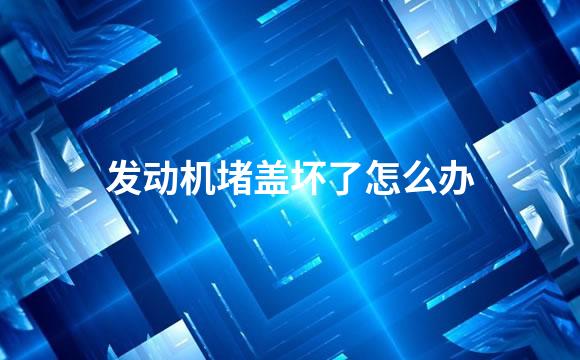 发动机堵盖坏了怎么办