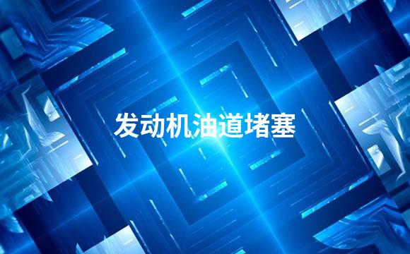 发动机油道堵塞