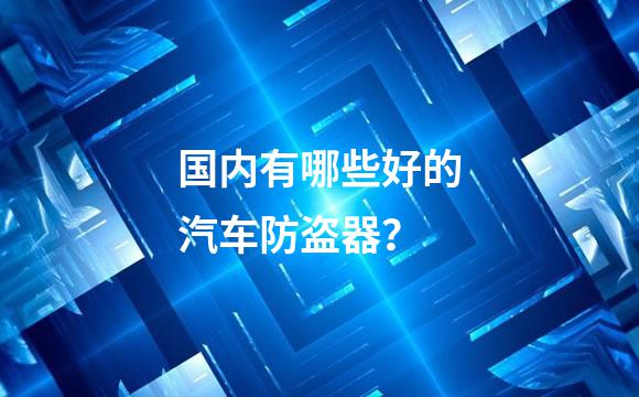 国内有哪些好的汽车防盗器？