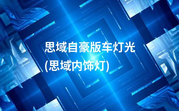思域自豪版车灯光(思域内饰灯)