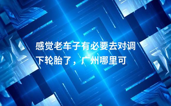 感觉老车子有必要去对调下轮胎了，广州哪里可