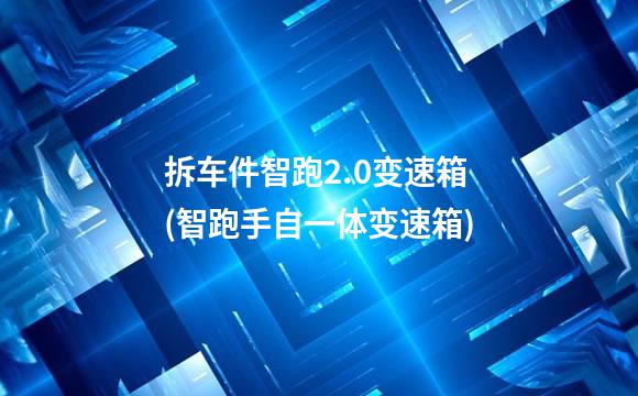 拆车件智跑2.0变速箱(智跑手自一体变速箱)