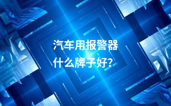 汽车用报警器什么牌子好？