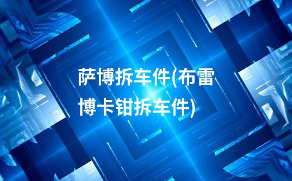 萨博拆车件(布雷博卡钳拆车件)